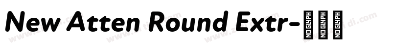 New Atten Round Extr字体转换